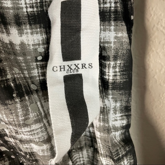 CHXXRS Club Long Sleeve Button Up Shirt Size XXL - Picture 3 of 11